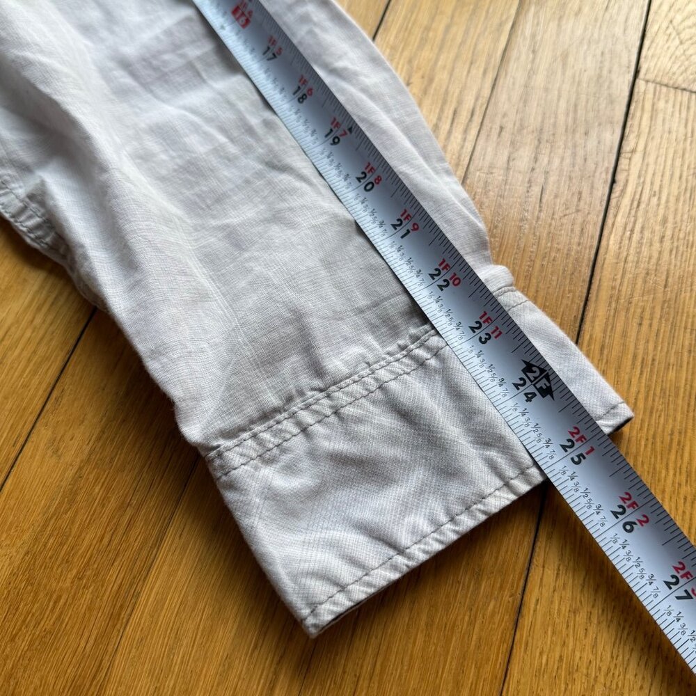 Utility Rock & Republic Size XL Light Gray Plaid Preppy Casual Button-Up Shirt - Picture 6 of 13